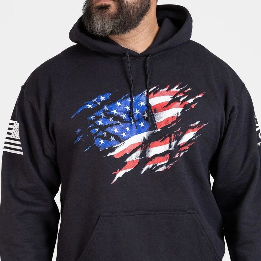 Still Standing Hoodie - Black right for running Fashion Wearable