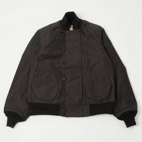 cold - weather essential All Day Fit Buzz Rickson's x William Gibson U.S. Navy Hook Deck Jacket - Black