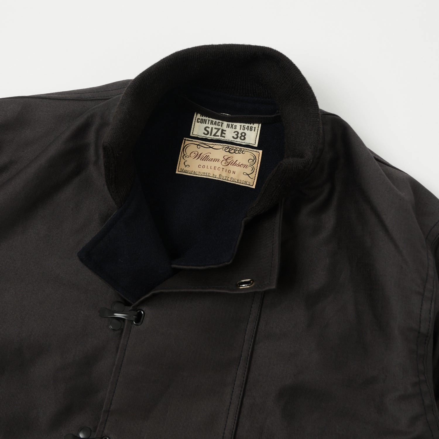 Buzz Rickson's x William Gibson U.S. Navy Hook Deck Jacket - Black City Style