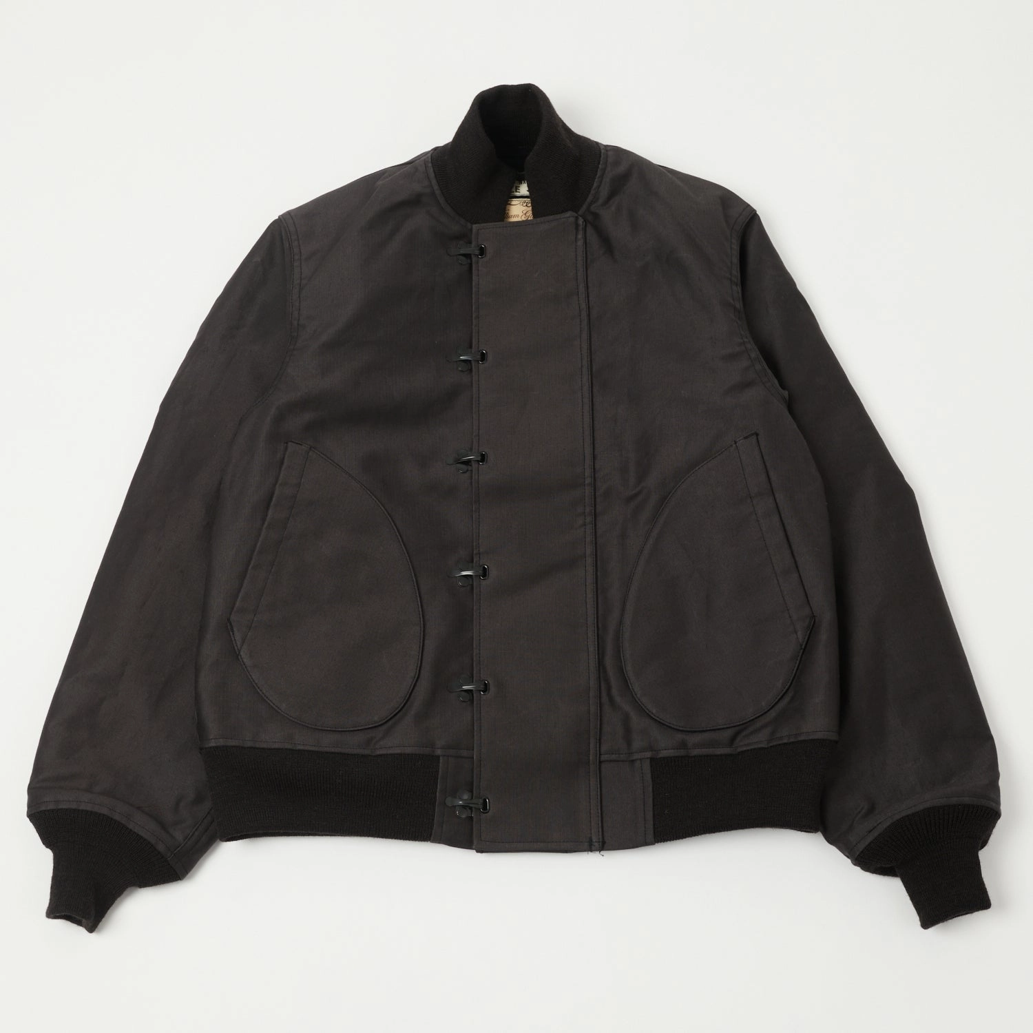 cold - weather essential All Day Fit Buzz Rickson's x William Gibson U.S. Navy Hook Deck Jacket - Black