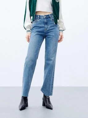 Straight Leg Ankle Jeans Year Rounder Picnic Style Creative Look Minimalist Style