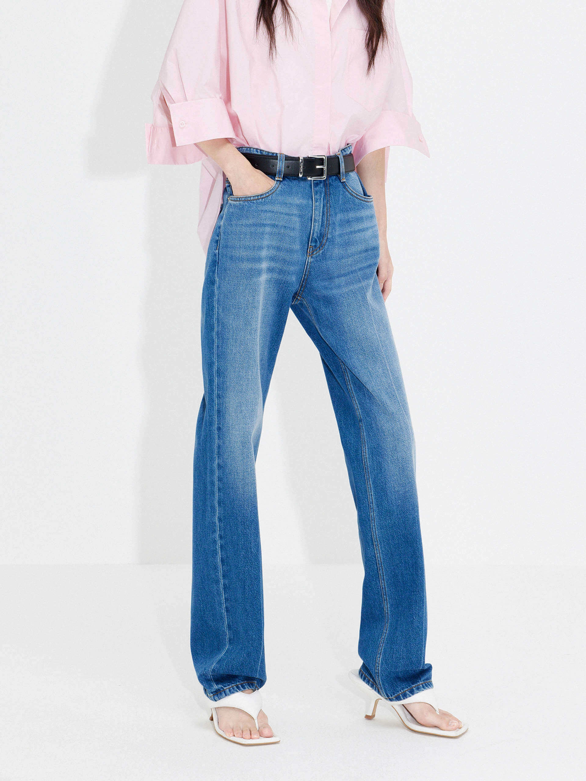 Straight Leg Jeans in Cotton Go-To Choice Trend Setter Home Comfort