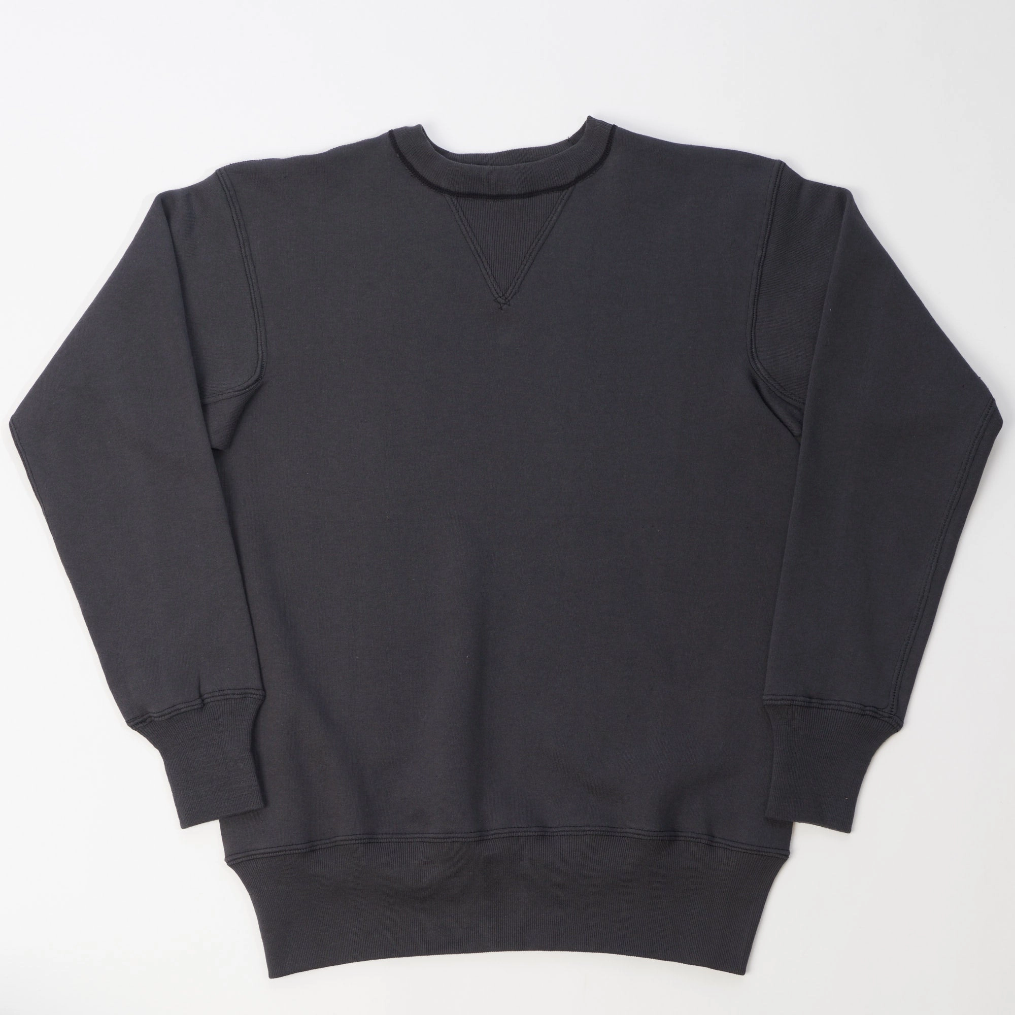 Warehouse & Co 403 Plain Sweatshirt - Black Mid range Versatile Outfit