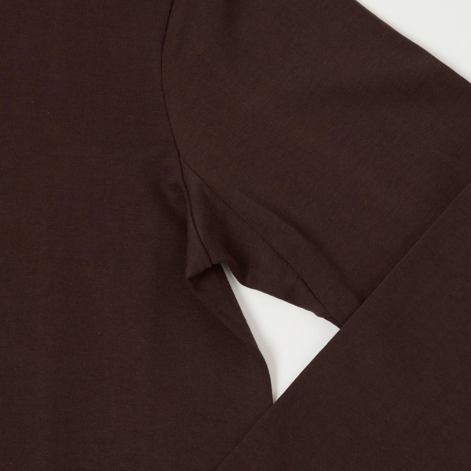 Comfortable Design Non-toxic Merz b. Schwanen 206 Long Sleeve Henley - Coffee