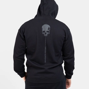 Strength Through Suffering Full-Zip Hoodie - Black product cycling suitable endurance