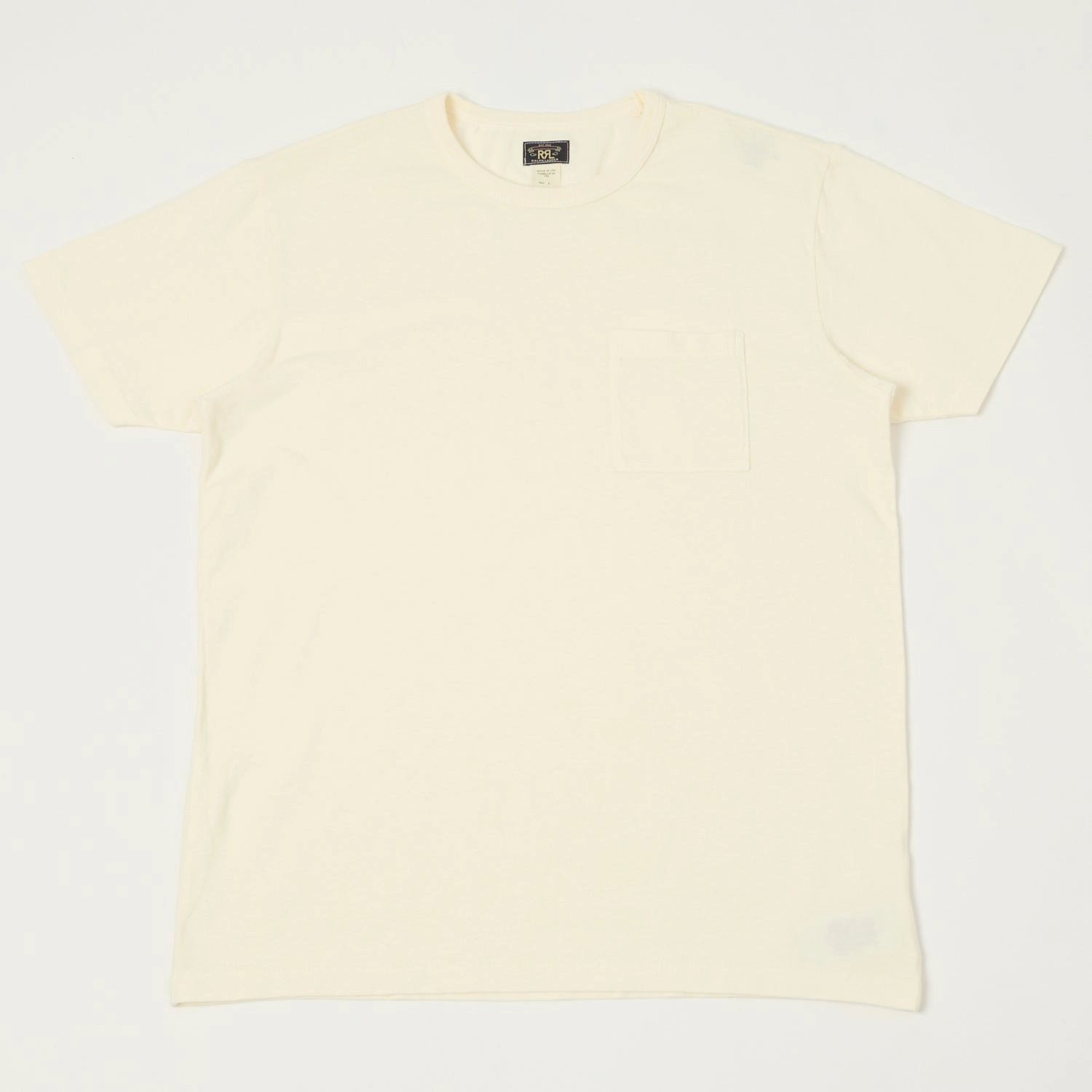 RRL Pocket T-Shirt Two-Pack - White Travel Light Layered Sleeve Construction