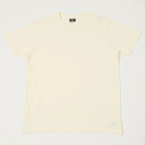 Quick Slip Relaxed Look RRL Pocket T-Shirt Two-Pack - White