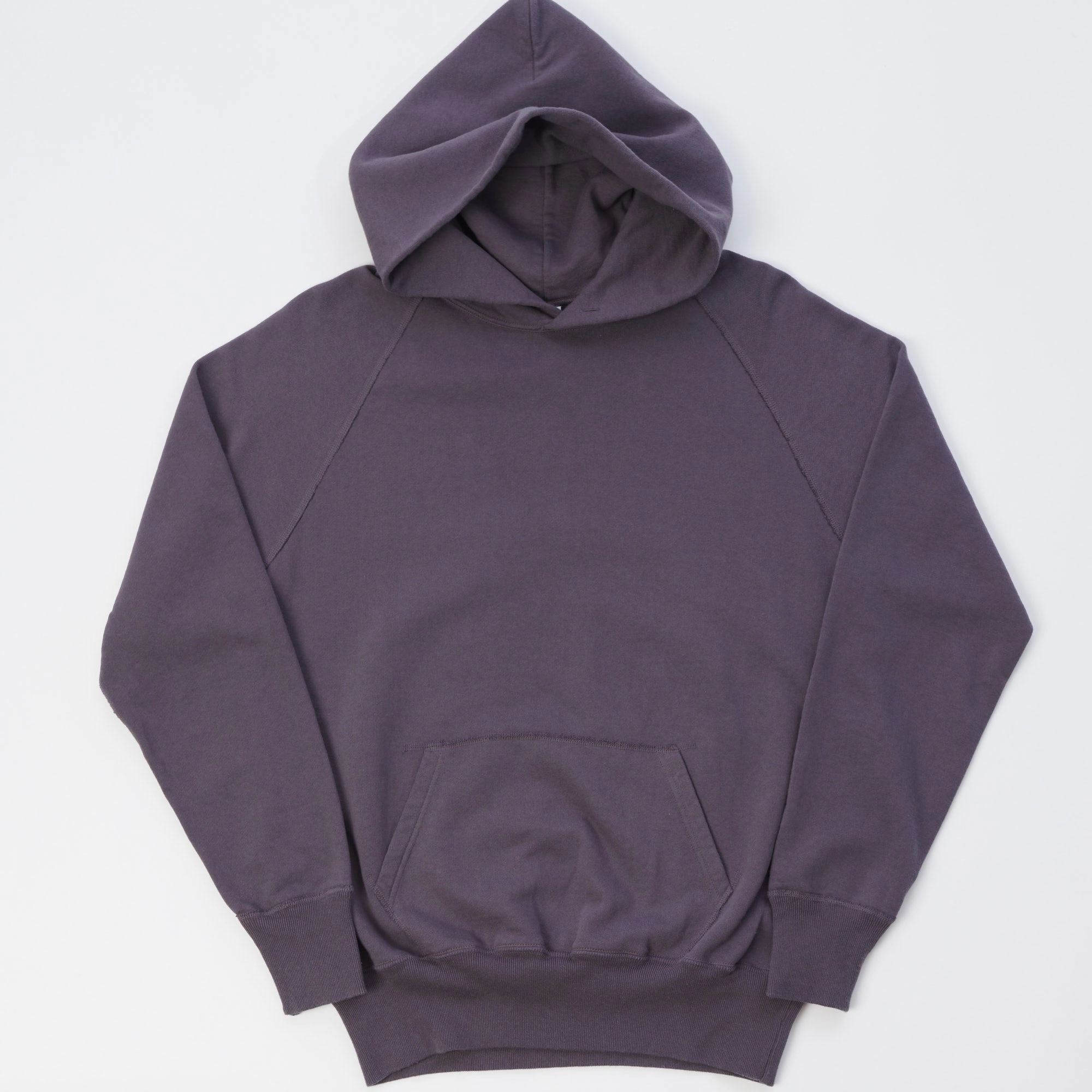 material trend Warehouse & Co 462 Raglan Sleeve Hooded Sweatshirt - Navy