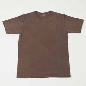 UVProtectionFinish Active Lifestyle Dubbleworks Heavy Fabric Pigment Dye Tee - Mad Brown