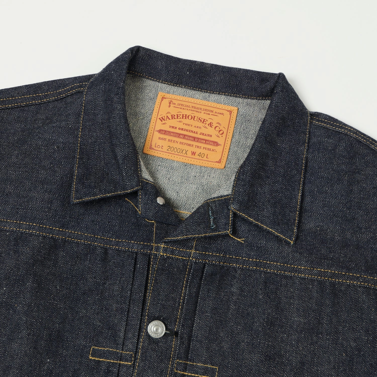 Crisp Air Warehouse & Co 2000XX 'Dead Stock Blue' Type I Denim Jacket - Raw