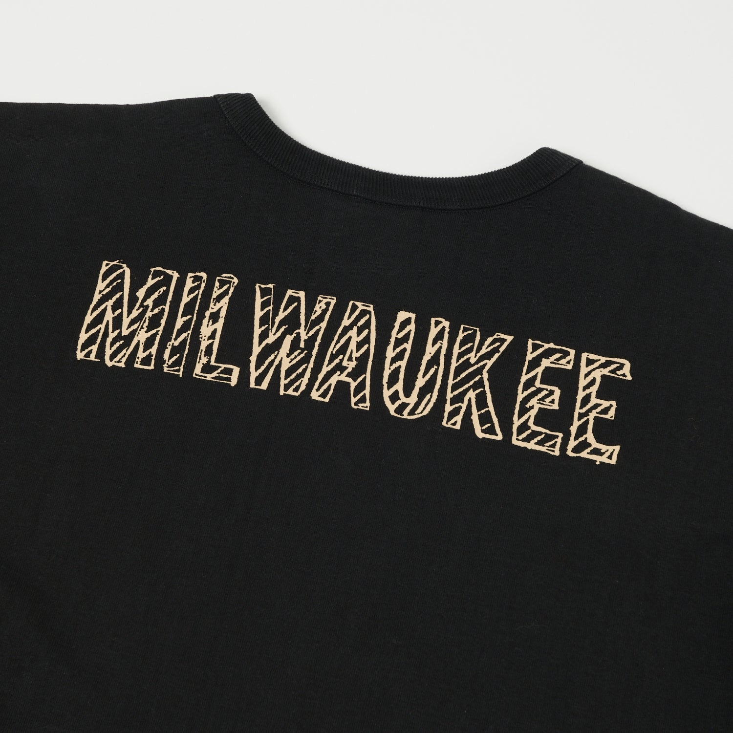 Everyday Fashion Anti Odor Treatment Studio D'artisan 'American Motorcycle' Print Tee - Black