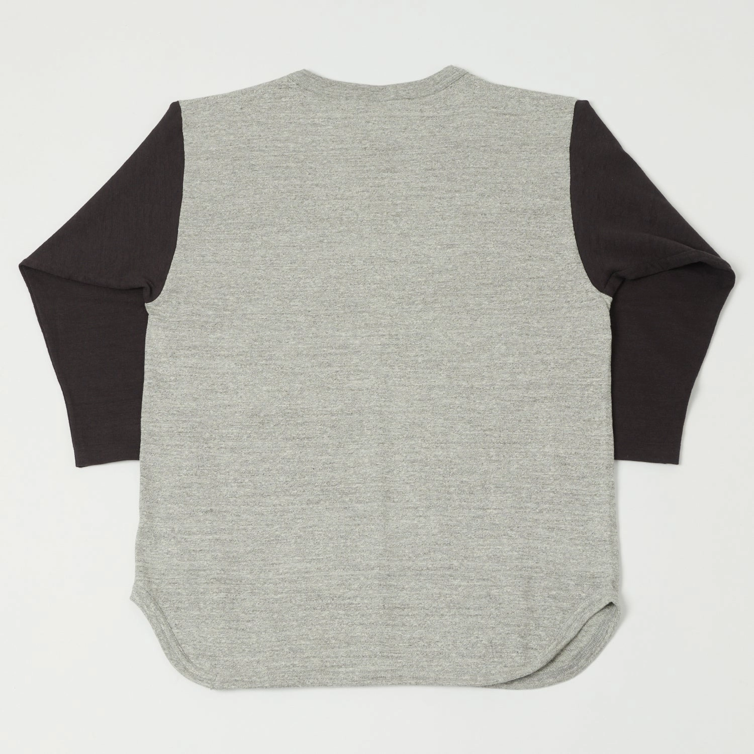 Roomy Fit Warehouse & Co 4800 'Men From BTRY C' Baseball T-Shirt - Heather Grey/Sumikuro