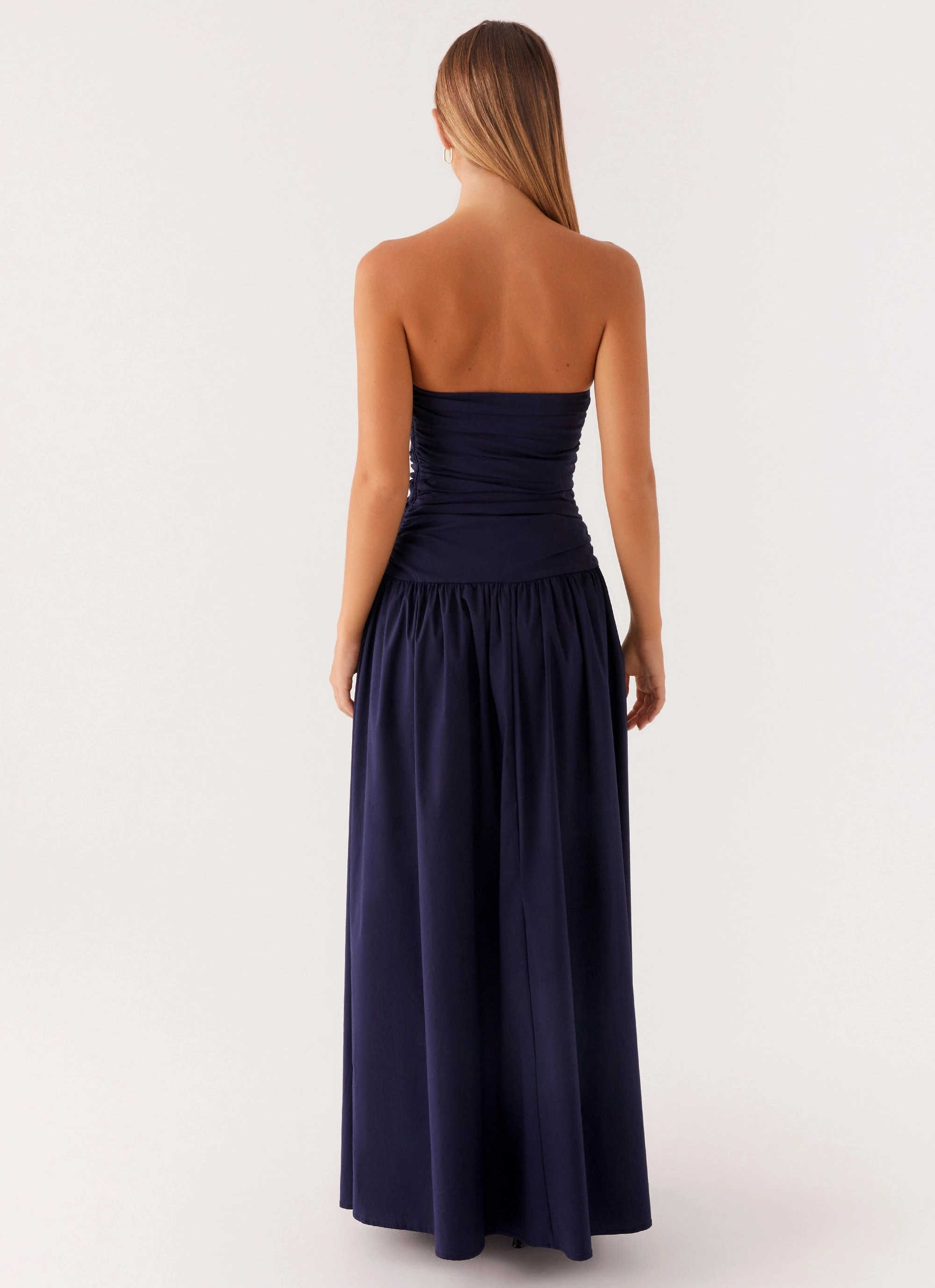 Carmel Maxi Dress - Navy Feminine Details