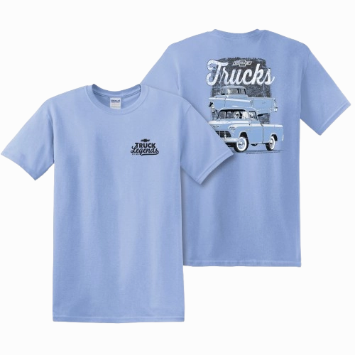 Chevrolet Truck Legends Retro T-Shirt Casual All-Day Fade Resistant Coating