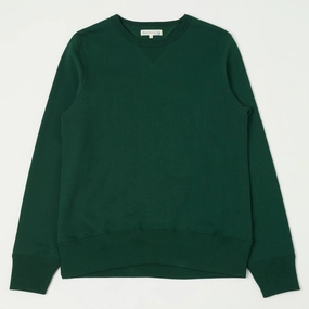 Merz b. Schwanen 346 Crew Neck Sweatshirt - Classic Green product earthy warmth