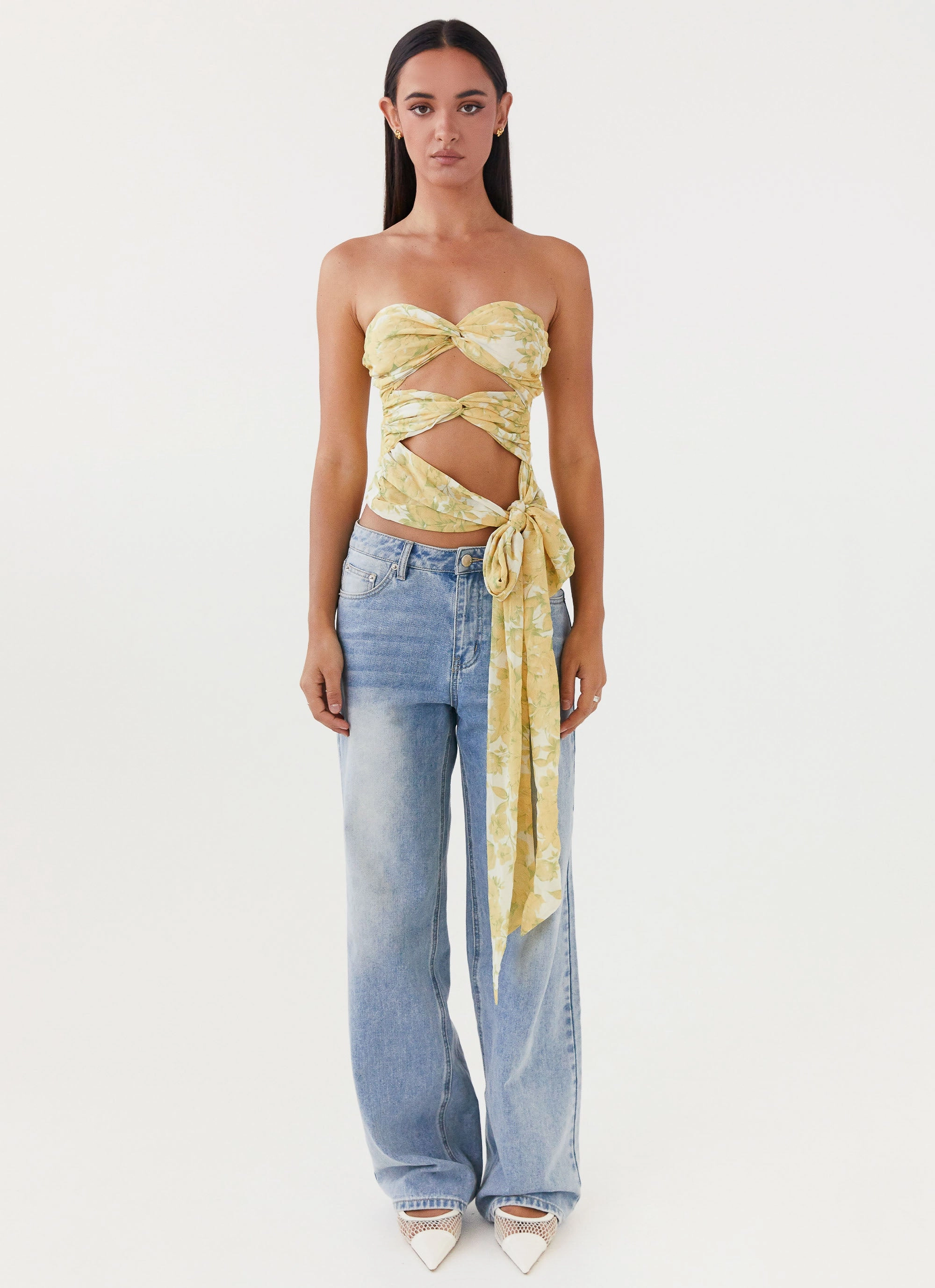 Sunlight Cascade Top - Daffodil City Casual Balanced Tone