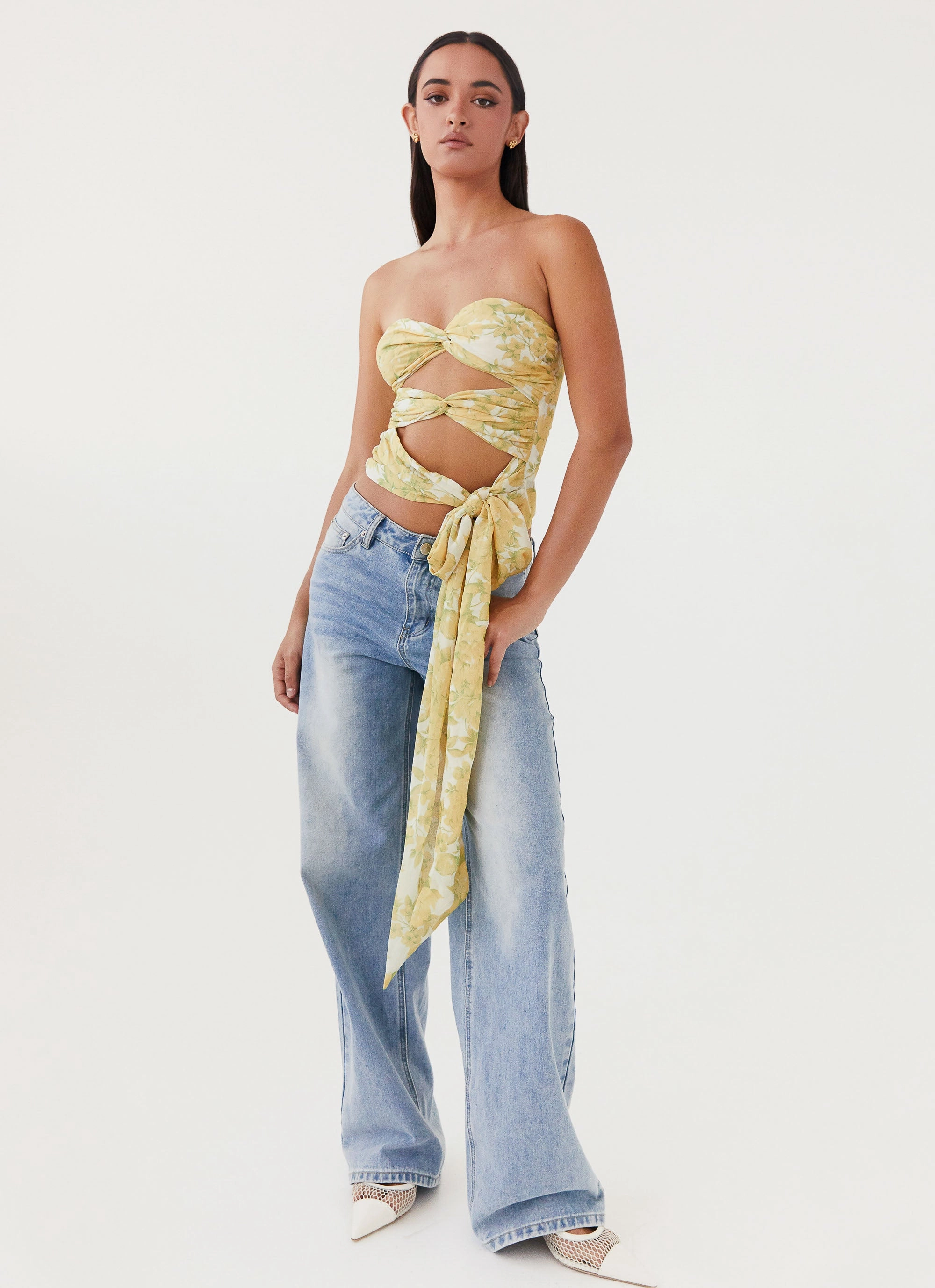 Sunlight Cascade Top - Daffodil Edge Shape Multipurpose