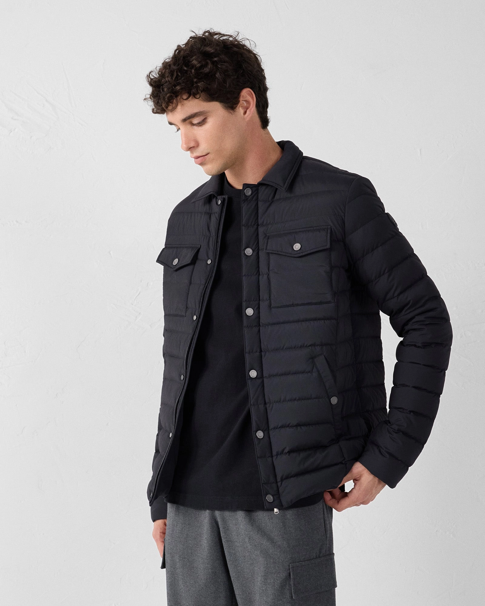 Surchemise Noir Cliff Snow Ready Outfit Cashmere Blend