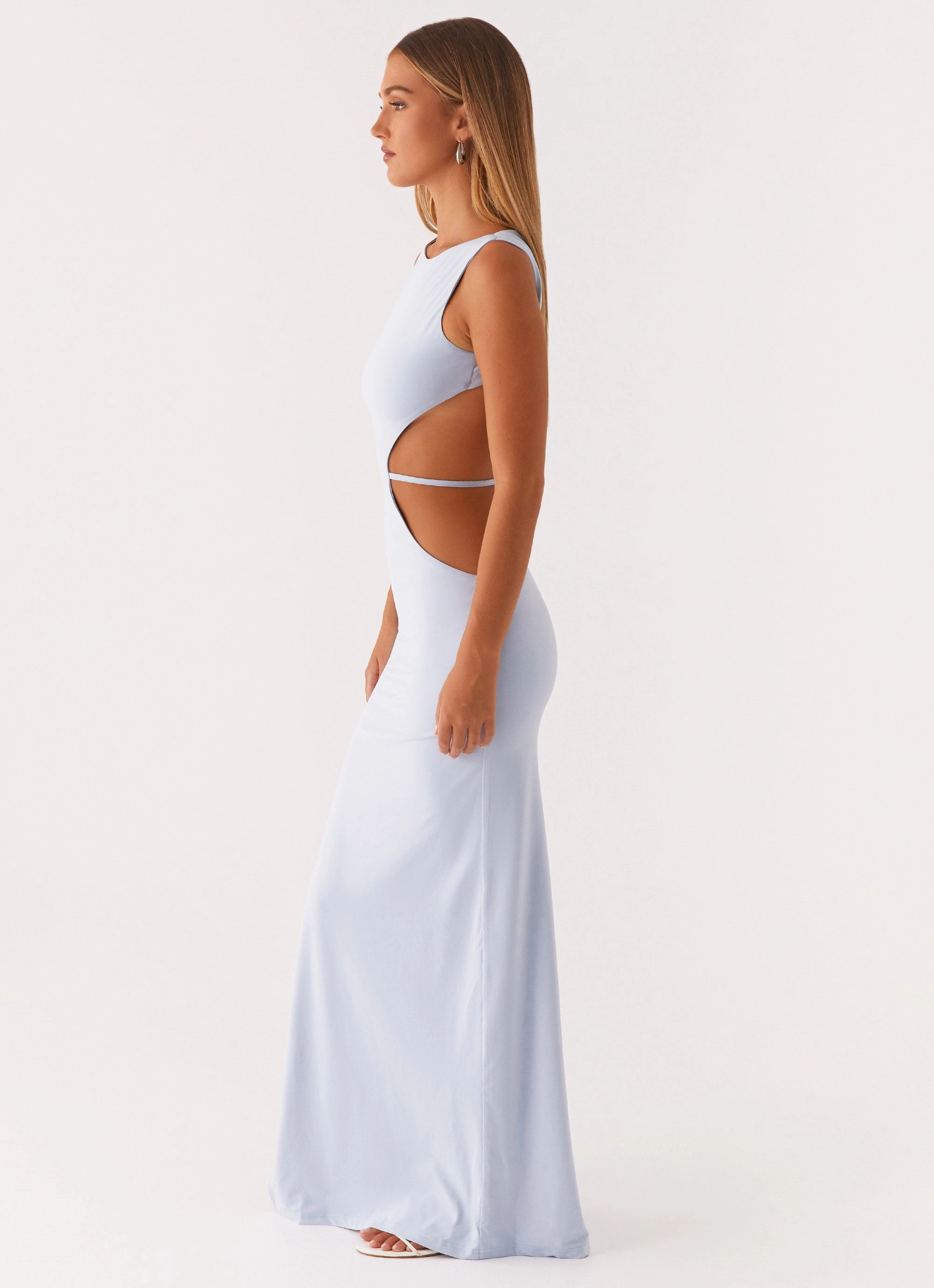 Sutton Maxi Dress - Blue MoldResistantTexture Bridal-Shower