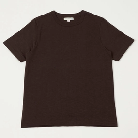 Active Comfort PocketDetail Merz b. Schwanen 2S14 Relaxed Heavyweight T-Shirt - Coffee