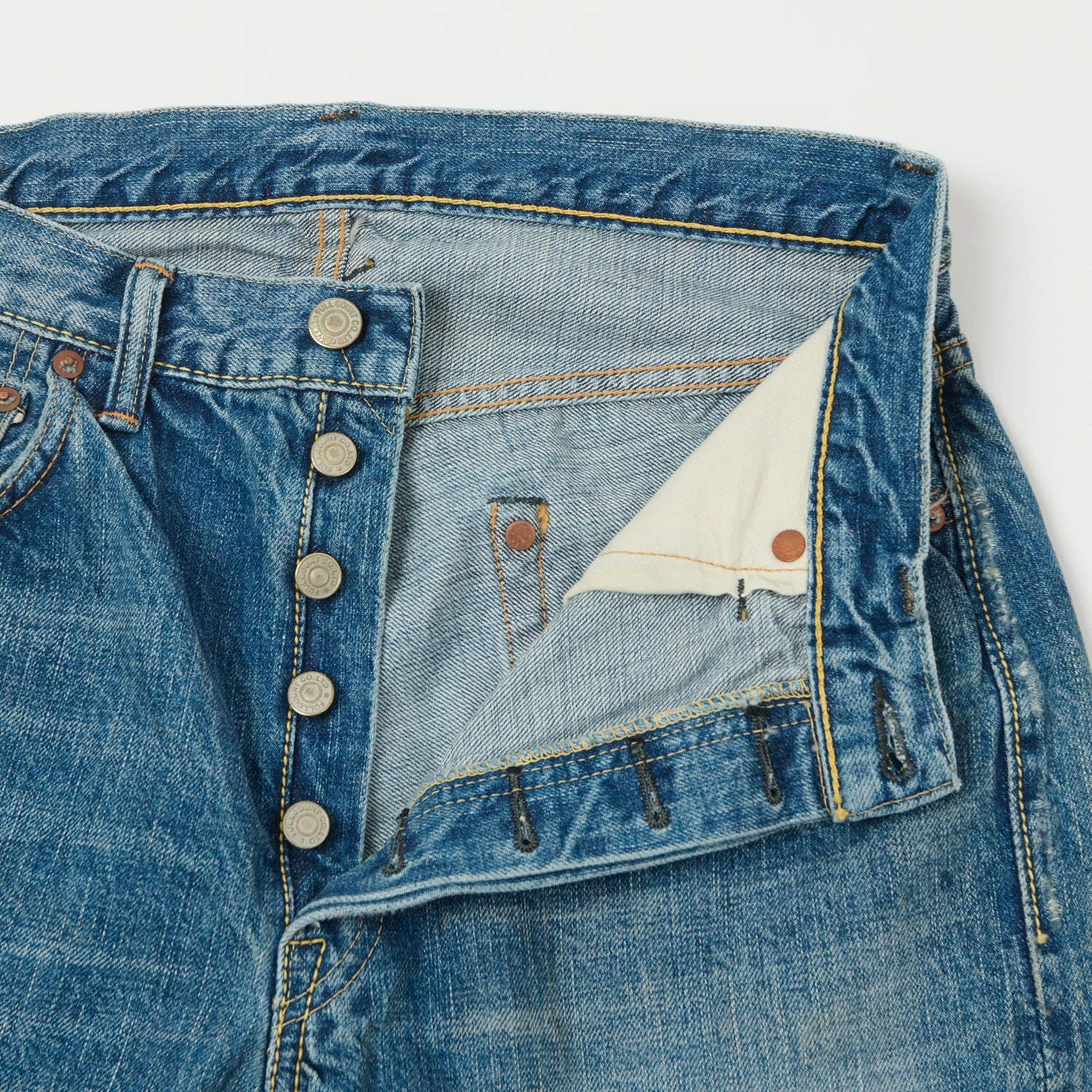 Daytime Look Quality Wear Full Count 1103 13.7oz Clean Straight Jean - 'Dartford' Wash