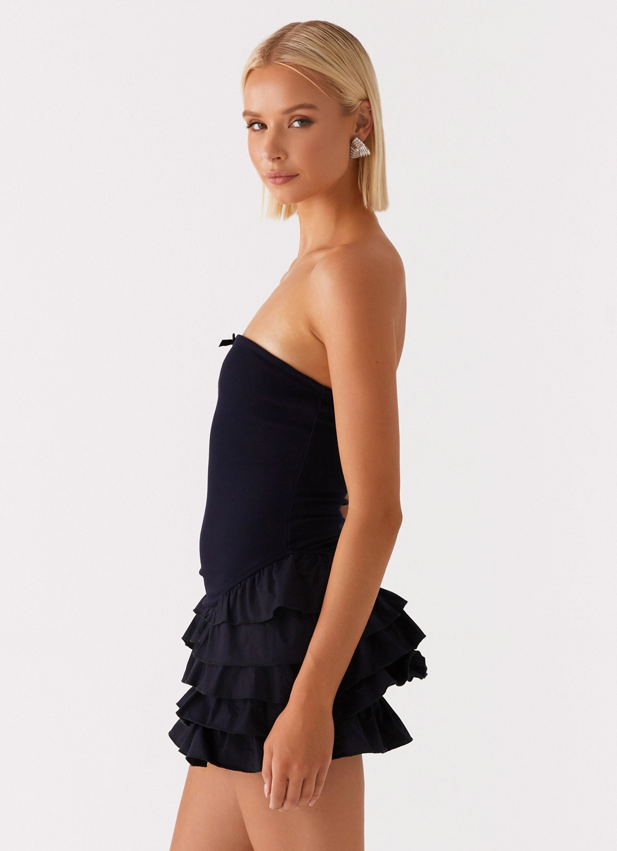 Tamay Mini Dress - Navy Smart and Polished