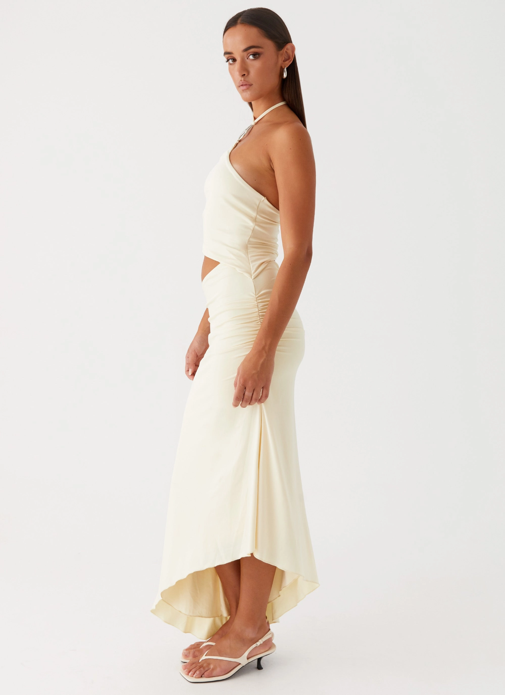 Tasha Maxi Dress - Lemon All Occasion soft fit