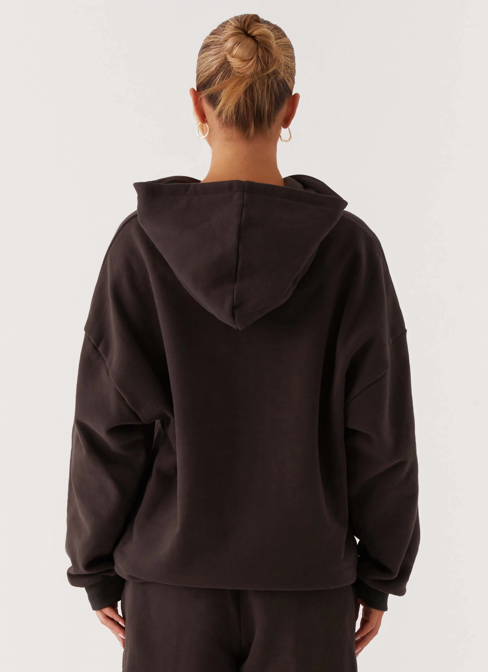 Formal Choice Signature Oversized Hoodie - Charcoal