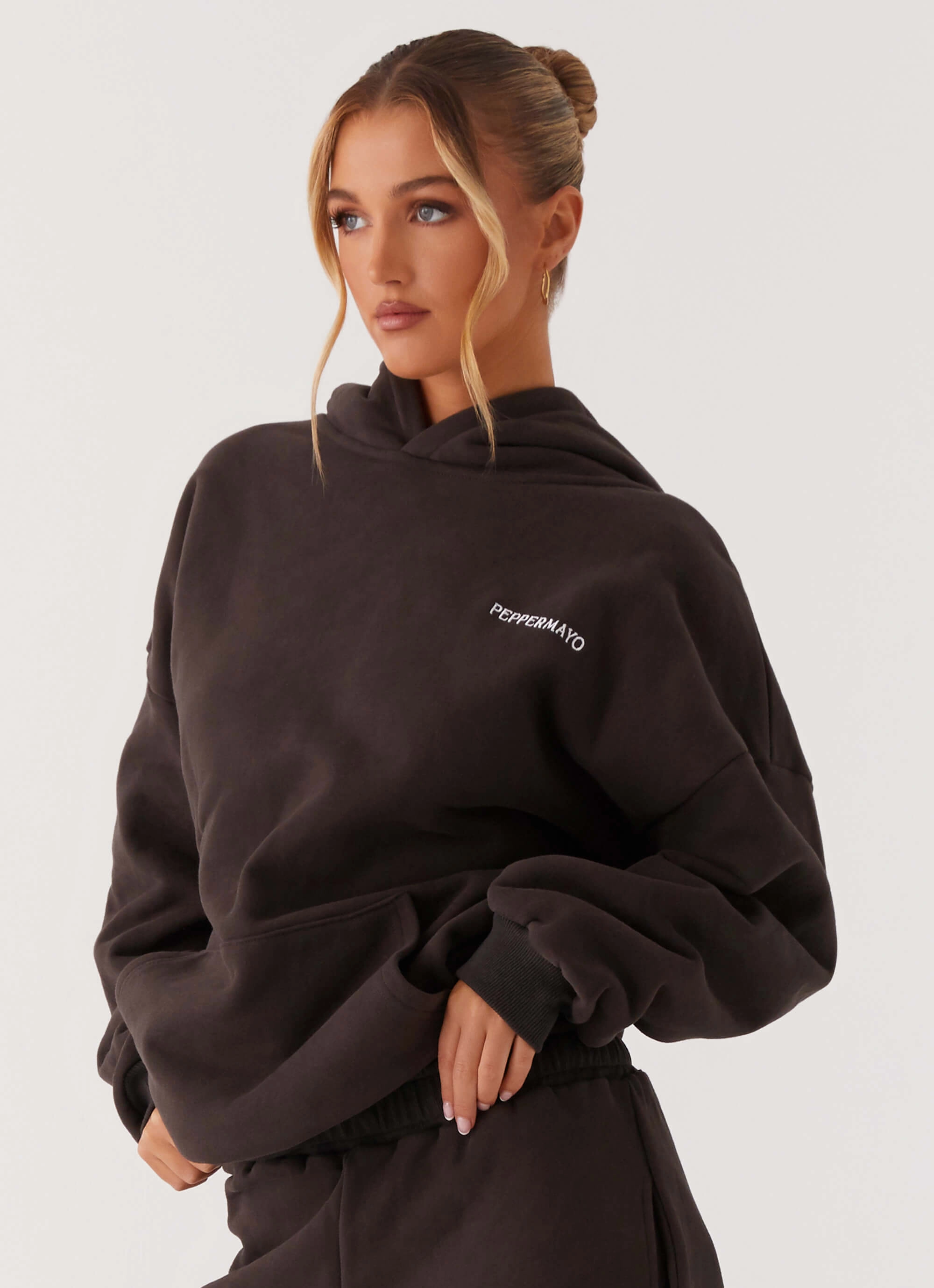Signature Oversized Hoodie - Charcoal Flattering Shape Fashionable And Functional