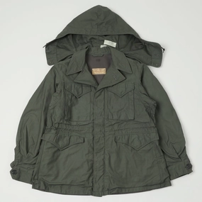 Buzz Rickson's x William Gibson U.S. Army M-1943 Field Jacket - Grey/Green color - coordinating Casual Comfort