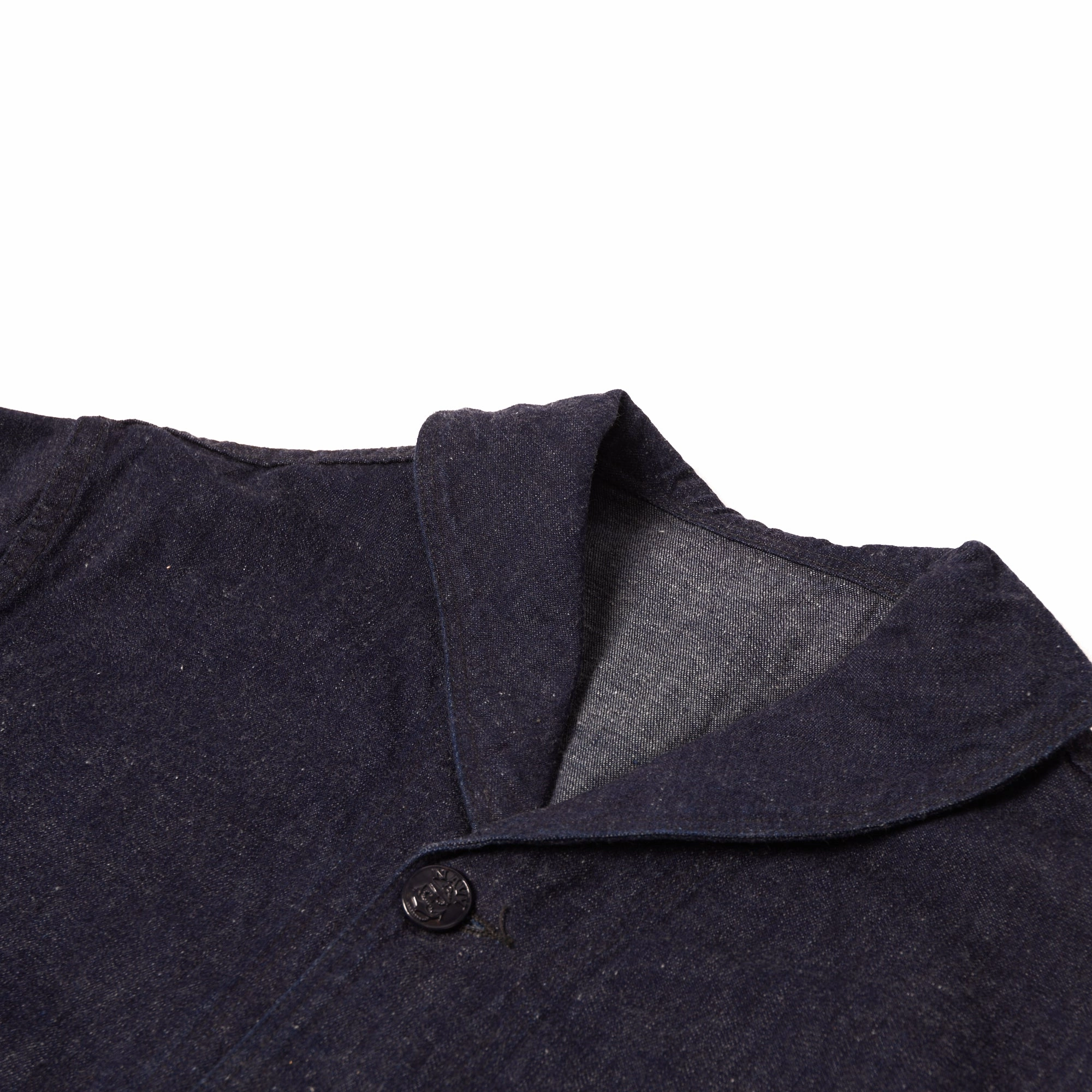 TCB U.S.N. Seaman Shawl Collar Denim Jacket Smart Wear Noise Reduced Fabric