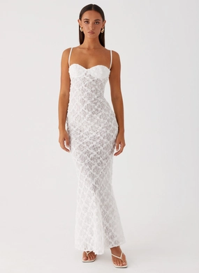 Lounge Ready That Girl Maxi Dress - White