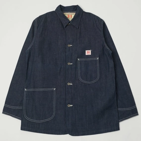 Enable Connect Lee Archives WWII 'Loco' Denim Coverall Jacket - Raw