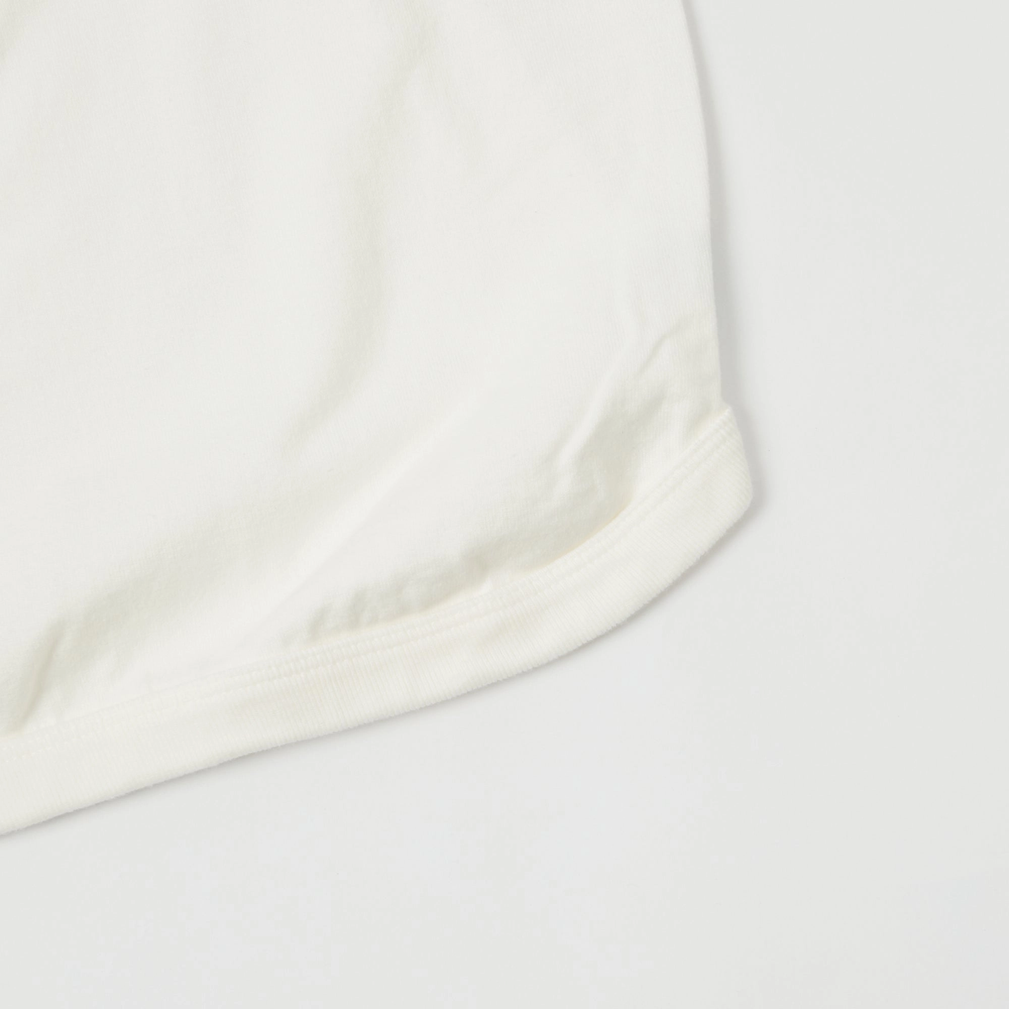 Full Count 5222 Flat Seam Heavyweight T-Shirt - White Hypoallergenic Fibers