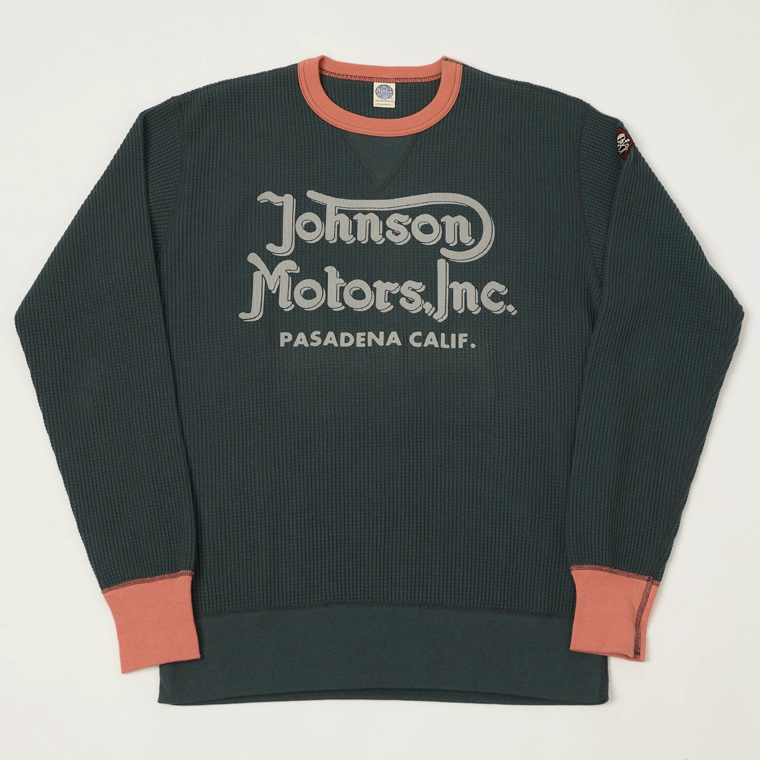product gym ready performance TOYS McCOY 'Johnson Motors' Waffle Knit Sweatshirt - Black