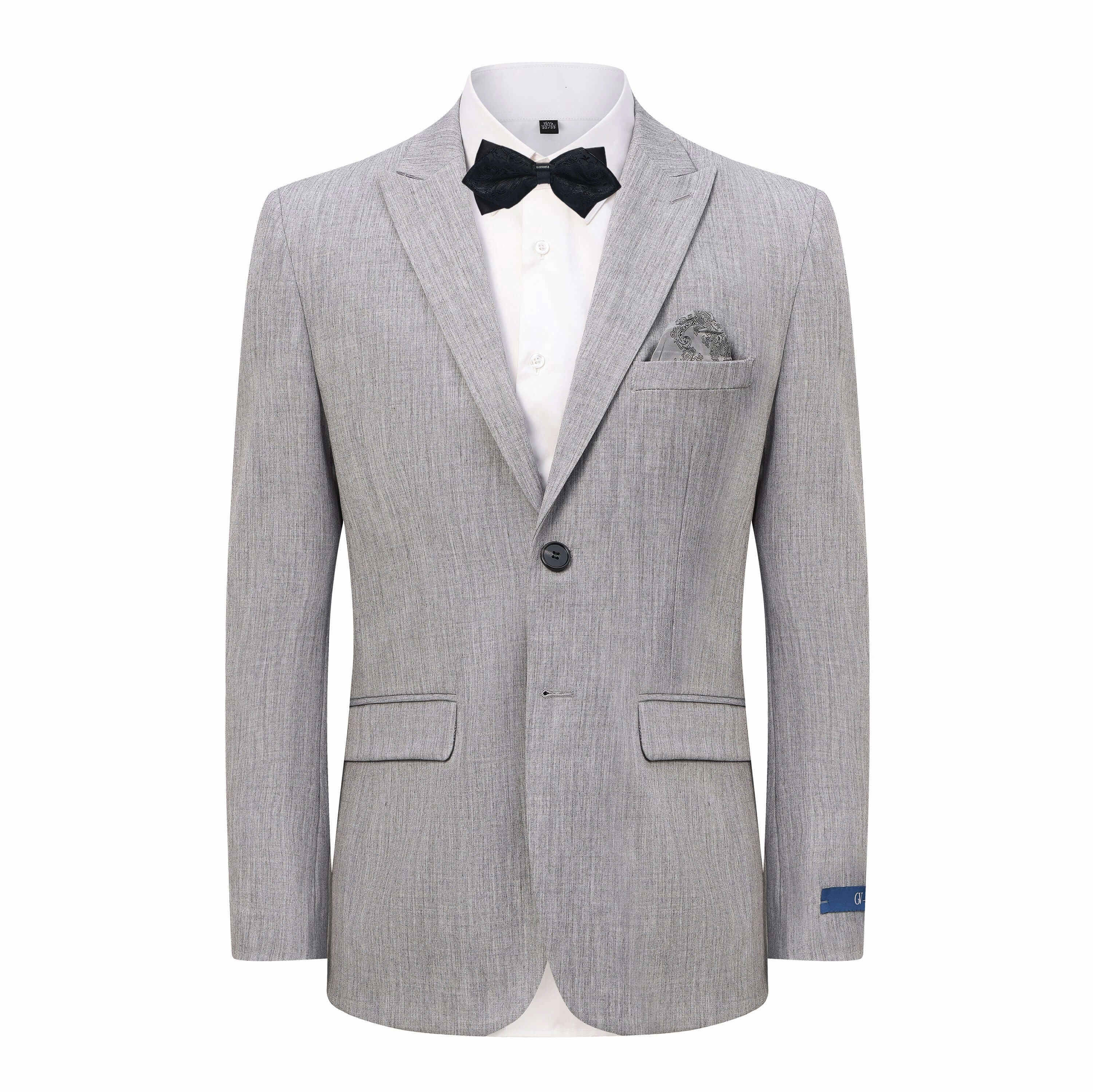 Gino Vitale Men's 2-Piece Stretch Slim-Fit Suit Sleek Business Wear Tailored Layer