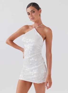 Glitz And Glamour Sequin Mini Dress - Crystal Cloud Reversible-Style