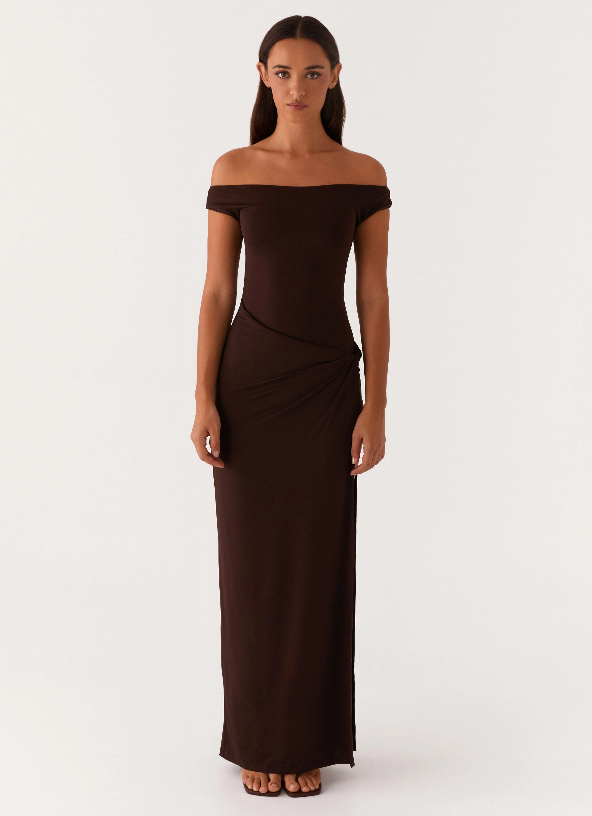 Travel Staple Amerie Maxi Dress - Chocolate