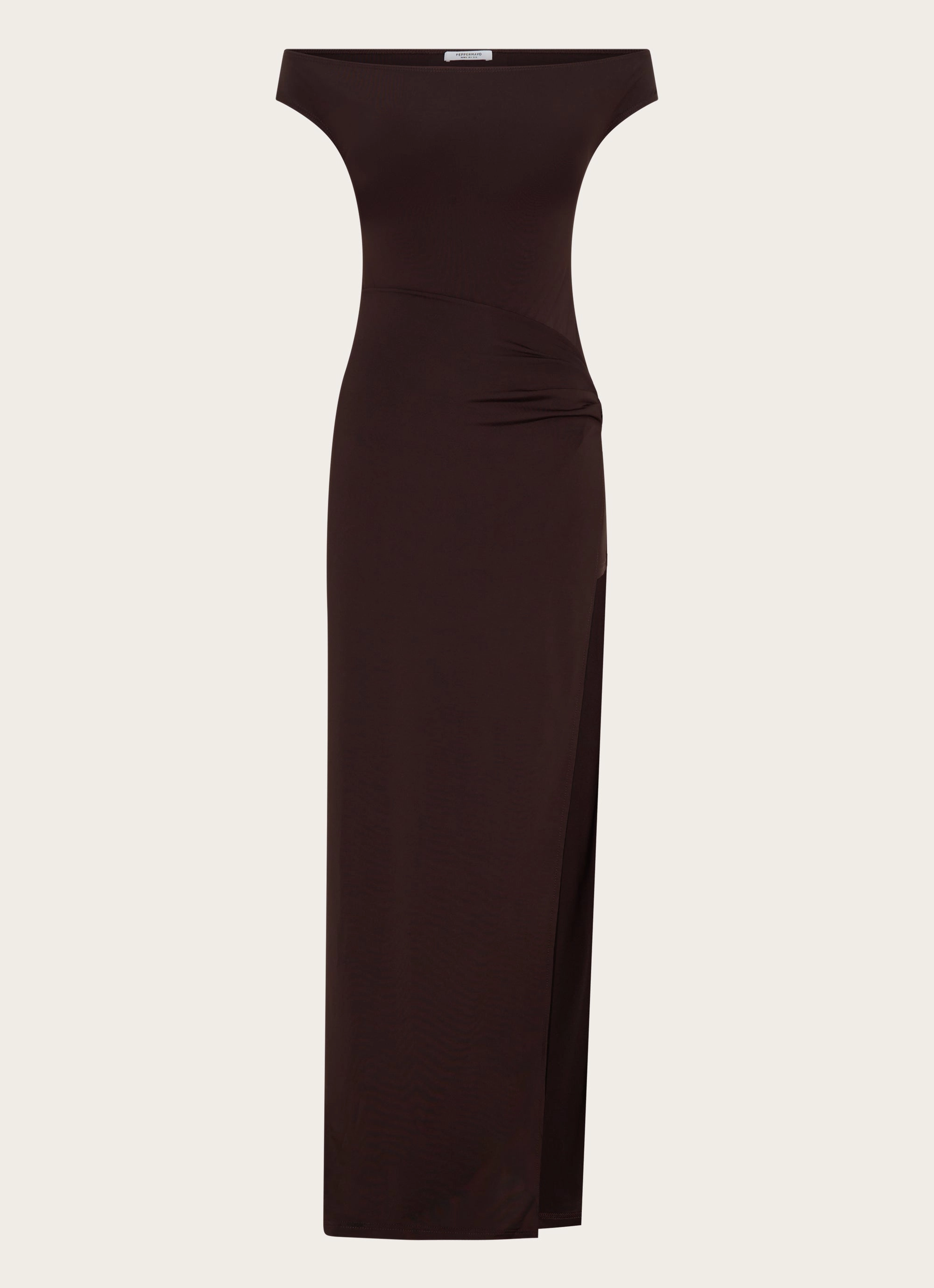 Edgy Layers Perfect Wear Amerie Maxi Dress - Chocolate