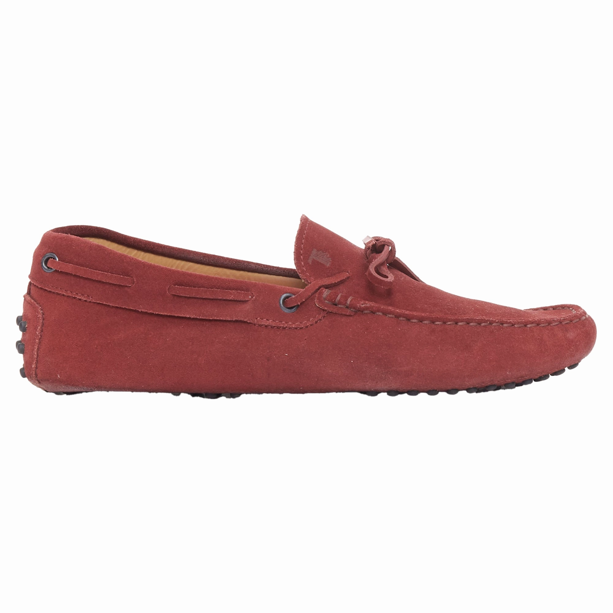 Cushioned Support Interview Day Tod's Gommino Suede Leather Dot Sole Driving Loafers