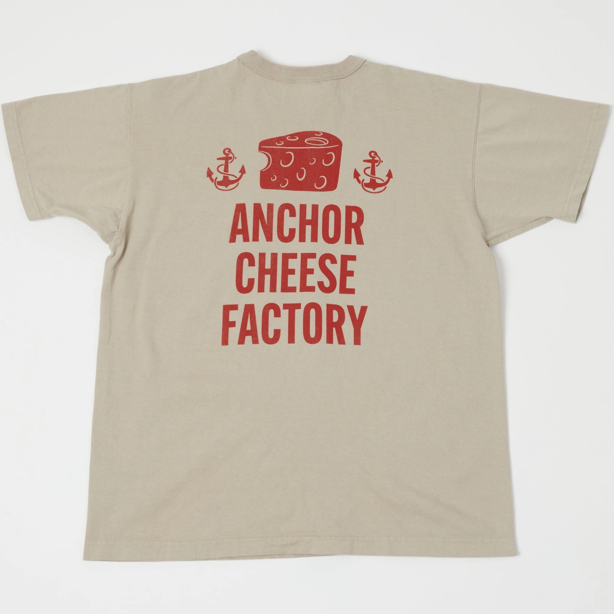 Simple Layer Cozy Style TOYS McCOY 'Anchor Ch.' Mighty Mouse T-Shirt - Sand