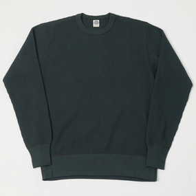 active top Simple Look TOYS McCOY 'Big Waffle' Thermal Sweatshirt - Black