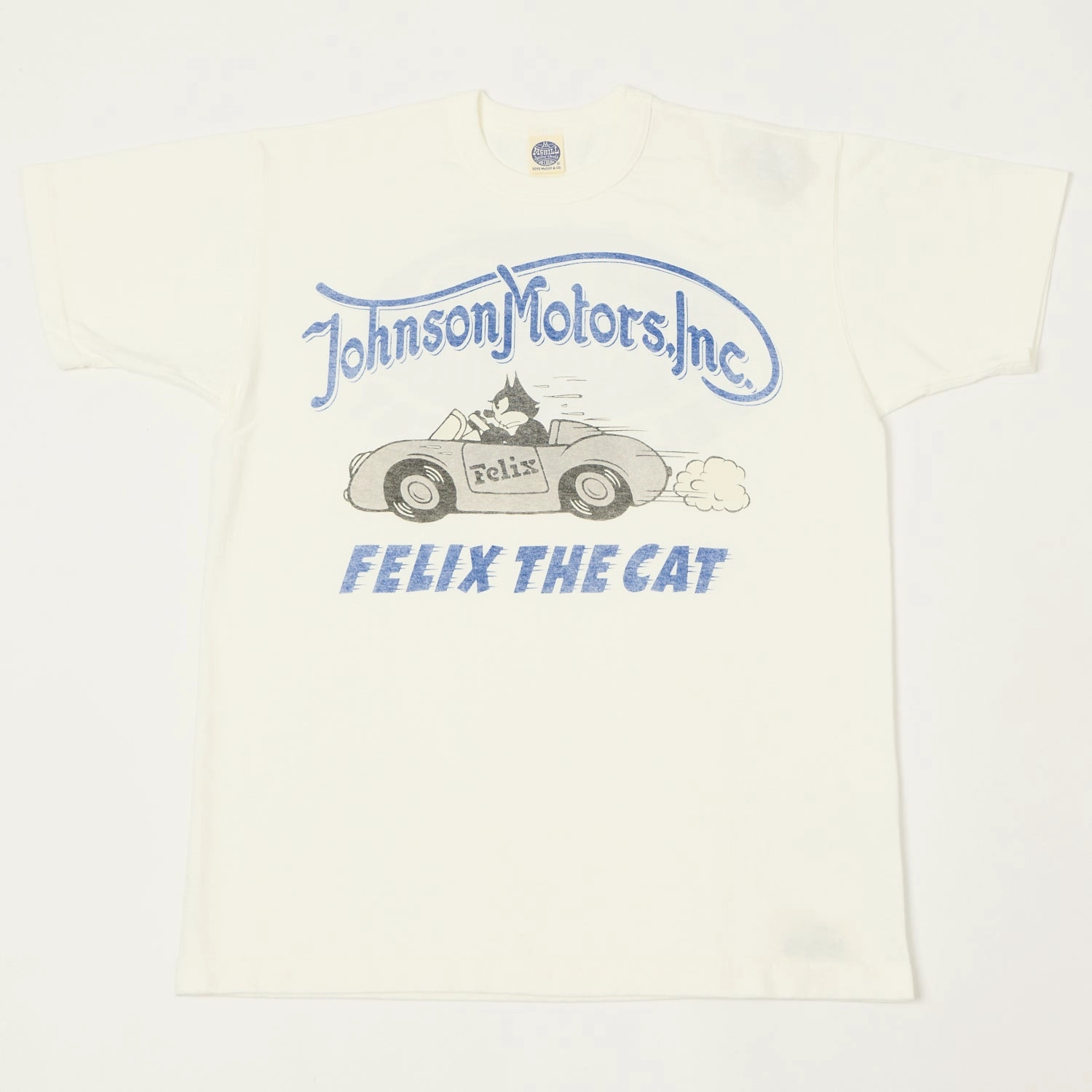 Casual Layers Comfy Waistband TOYS McCOY 'Johnson Motors - Felix The Cat' T-Shirt - Off White