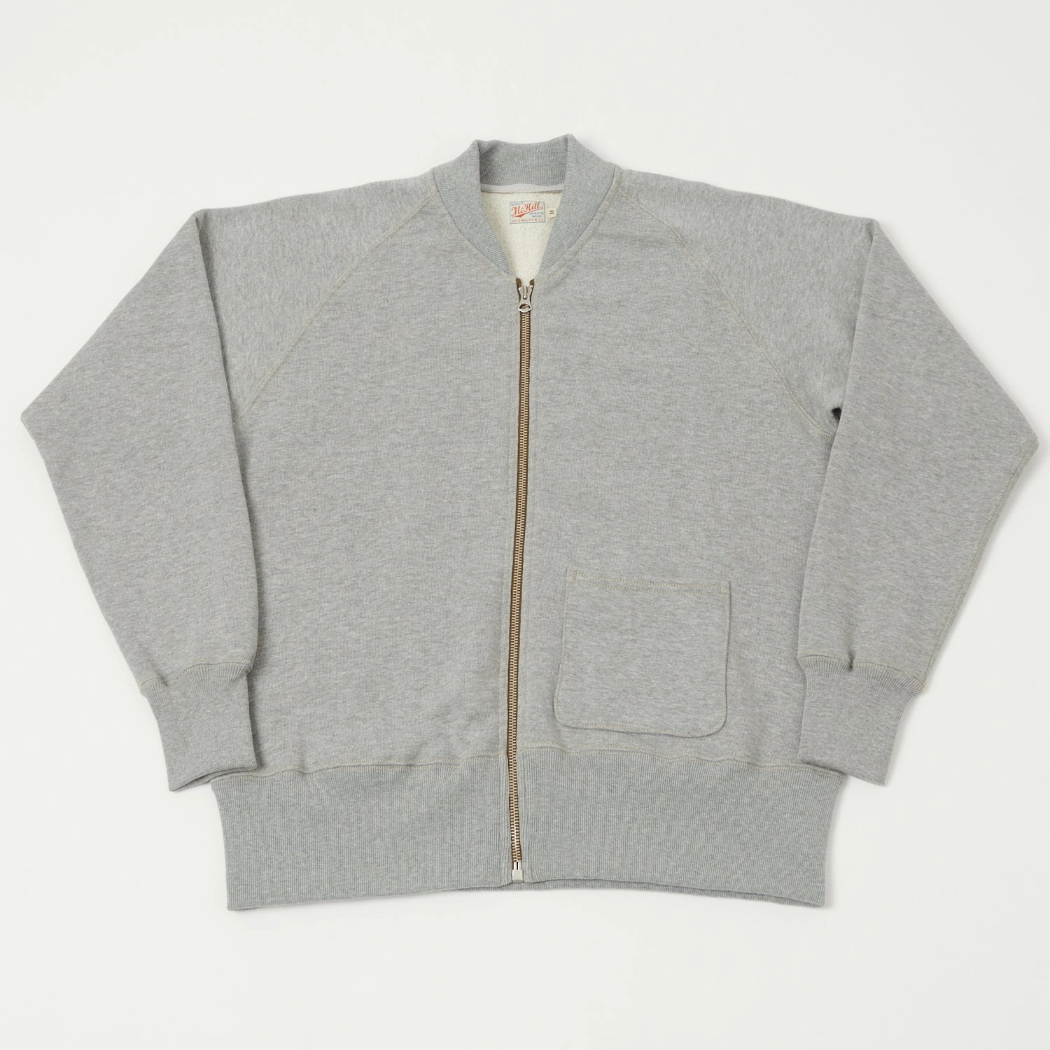 Cozy Choice Denim TOYS McCOY 'McHill' C-2 Zip Sweatshirt - Heather Grey