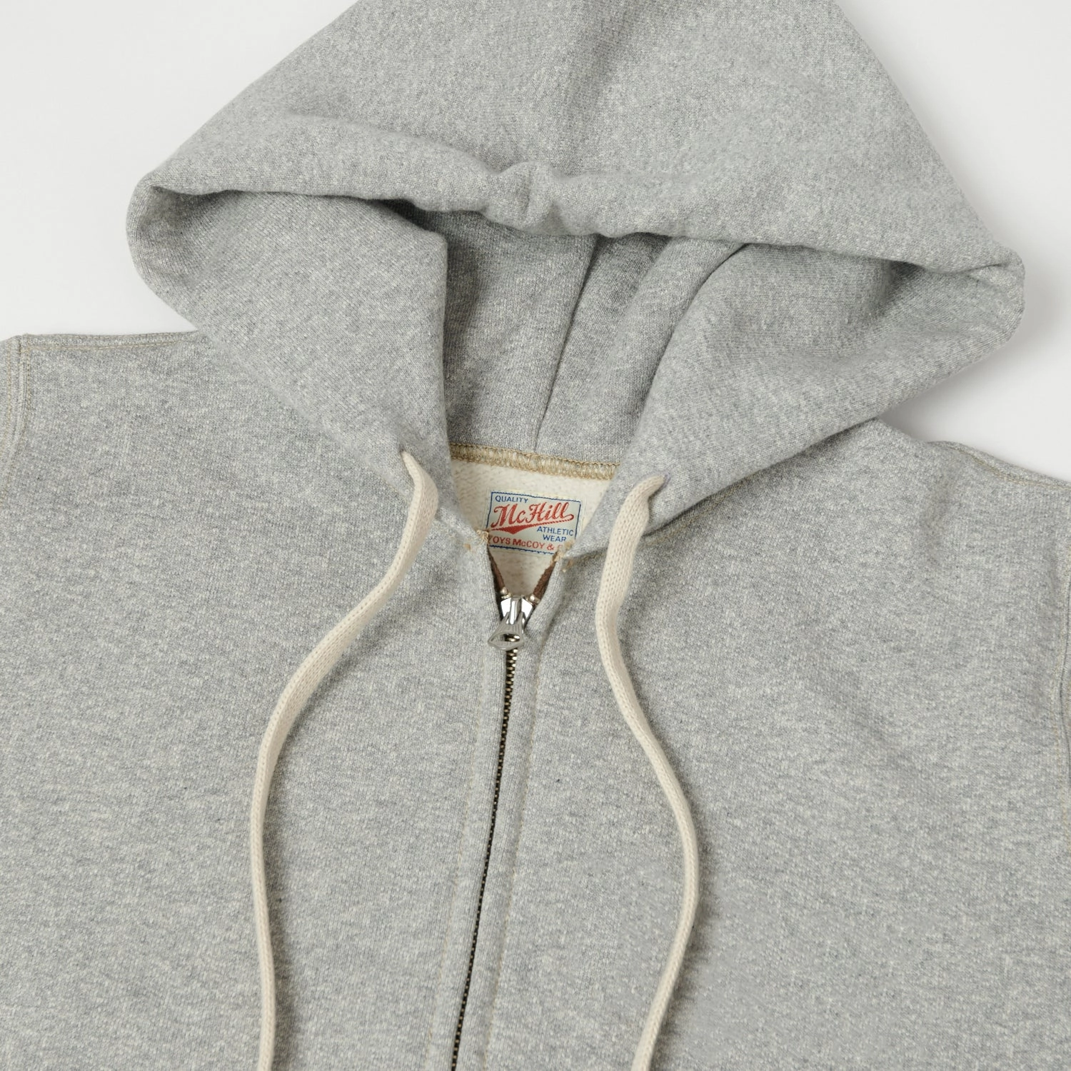 Beach Wear TOYS McCOY 'McHill' Zip Through Hoodie - Heather Grey
