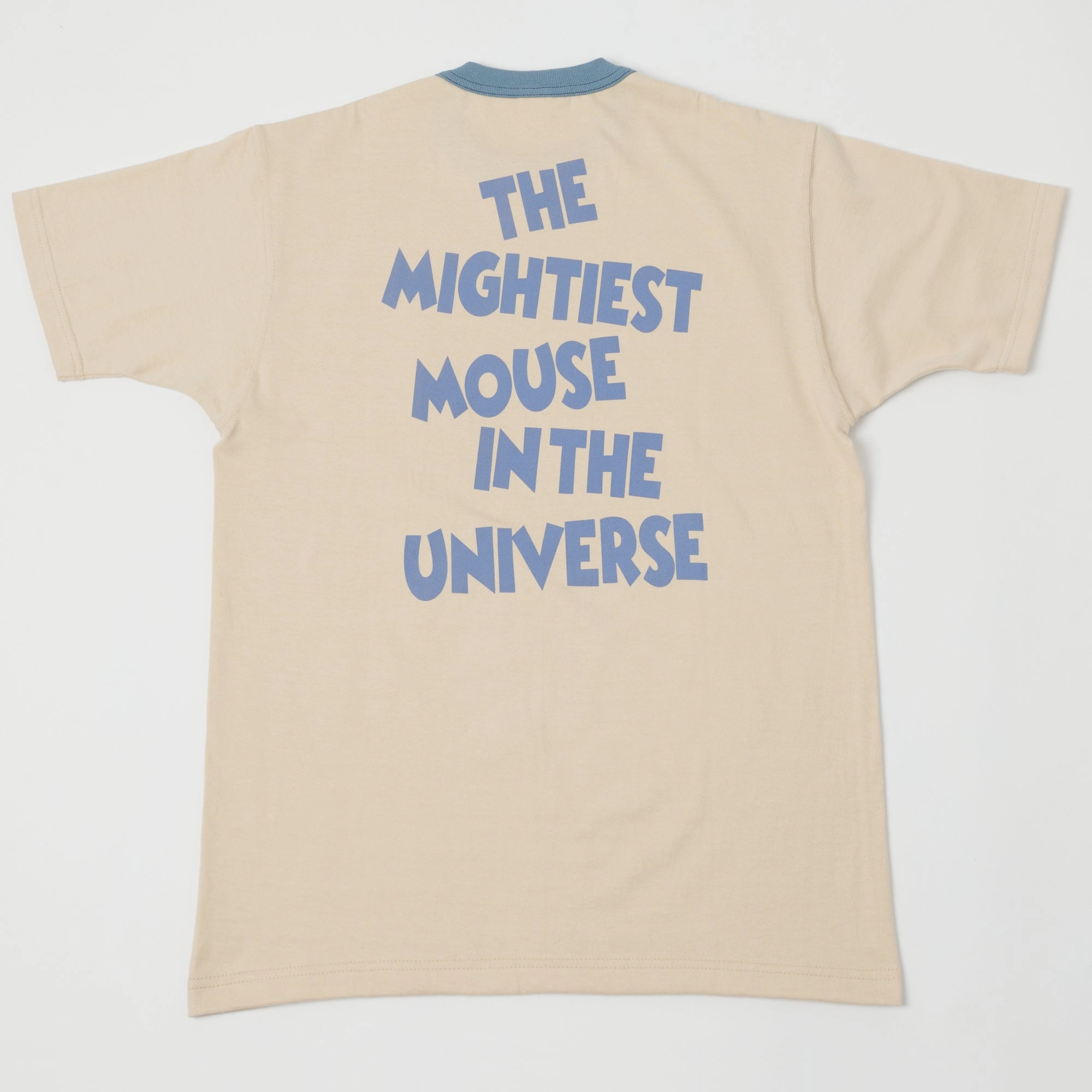 Slim Waist TOYS McCOY 'Mightiest M' Mighty Mouse T-Shirt - Beige