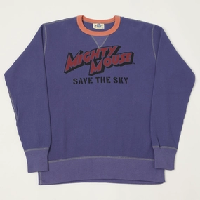 Comfy Wear TOYS McCOY 'Mighty Mouse' Thermal Sweatshirt - Purple