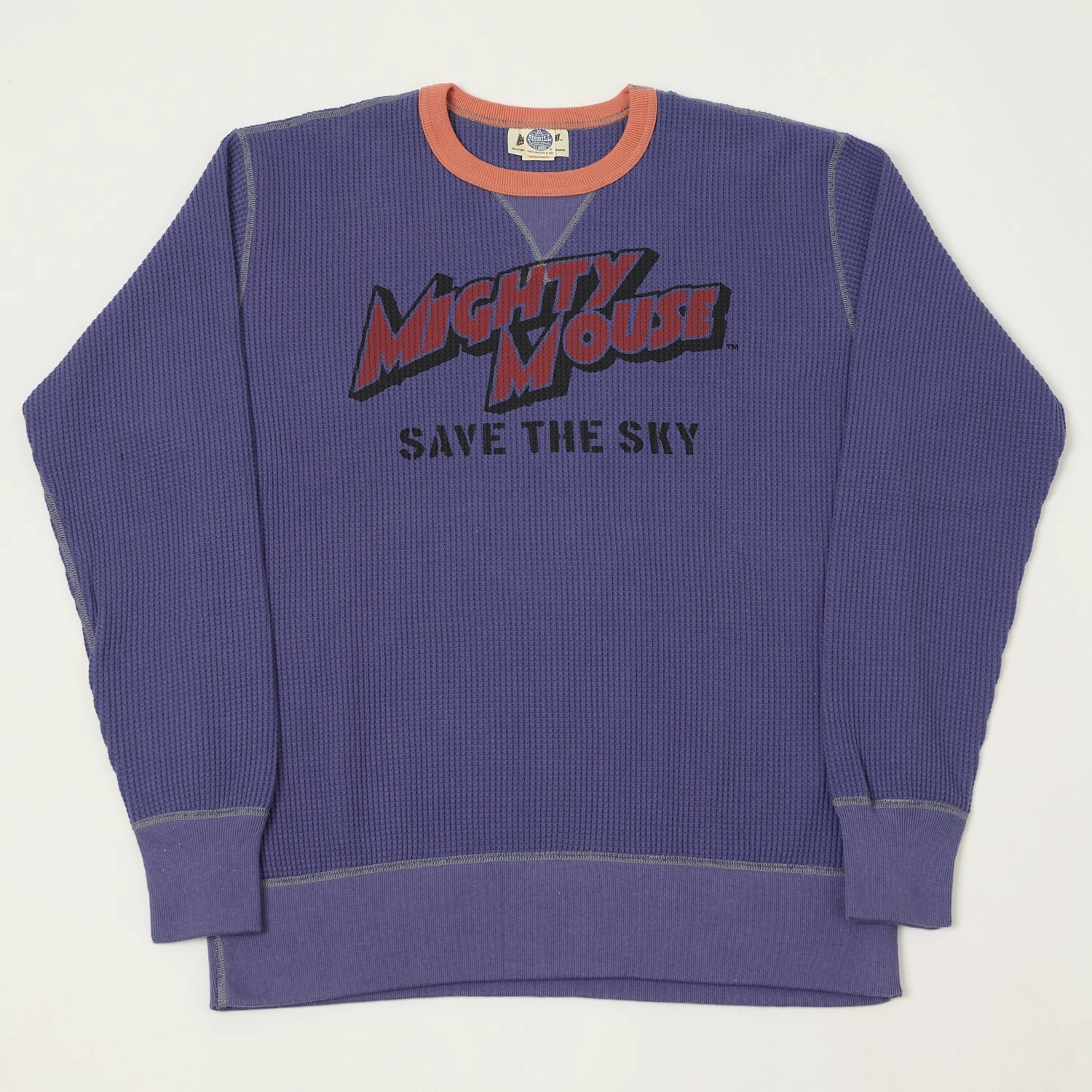 Comfy Wear TOYS McCOY 'Mighty Mouse' Thermal Sweatshirt - Purple