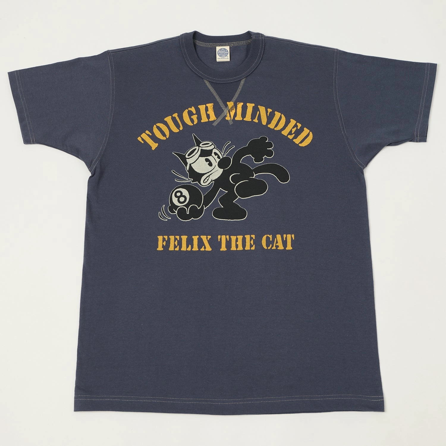 Trendy Vibe TOYS McCOY Felix The Cat 'Tough Minded' T-Shirt - Navy