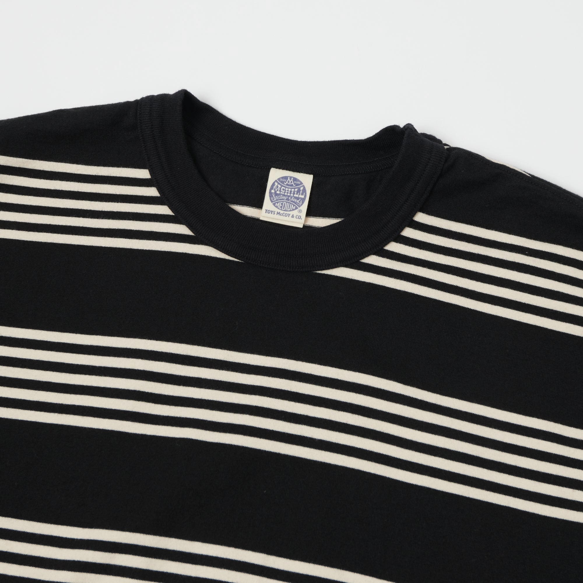 Soft Material TOYS McCOY Multi Bordered T-Shirt - Ivory/Black